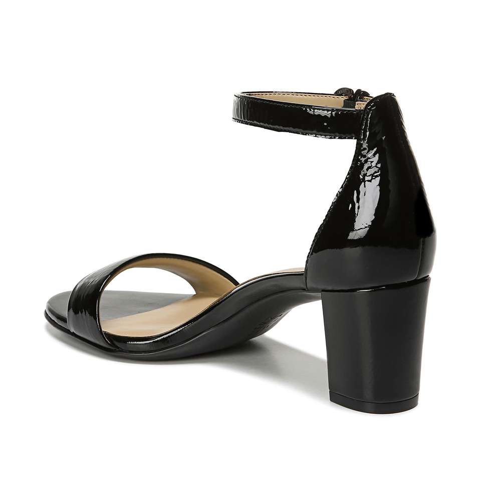 Vera Dress Sandal - Black Patent Leather