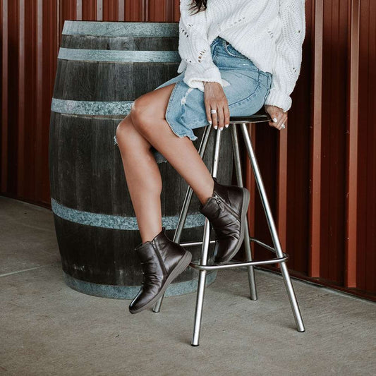 Lifestyle image for Nina II Zip Boot - Chocolate