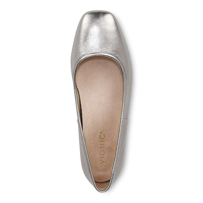 Orinda Ballet Flat - Pewter Metallic