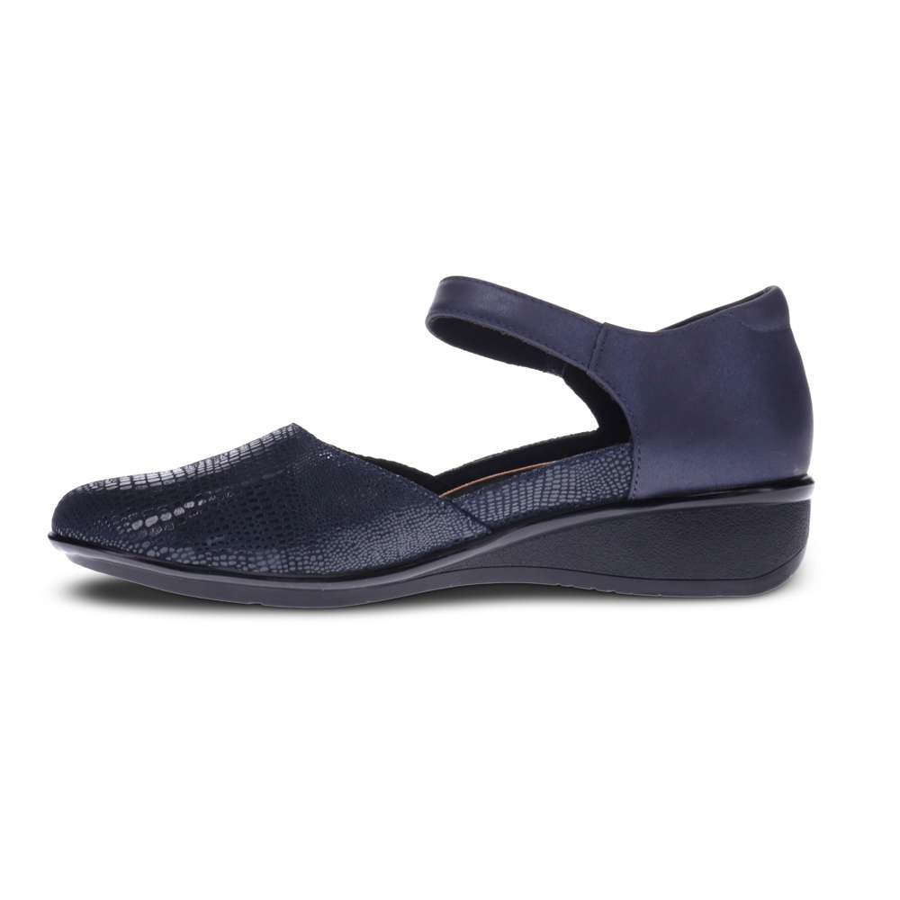 Osaka Mary-Jane - Sapphire/Navy Lizard