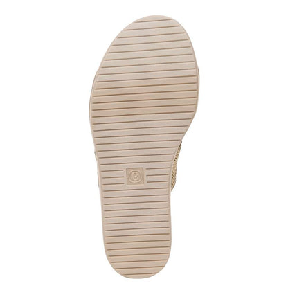 Resort Wedge - Gold Stretch
