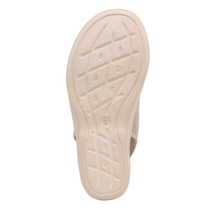 Sicily Wedged Mary-Jane - Barley Beige