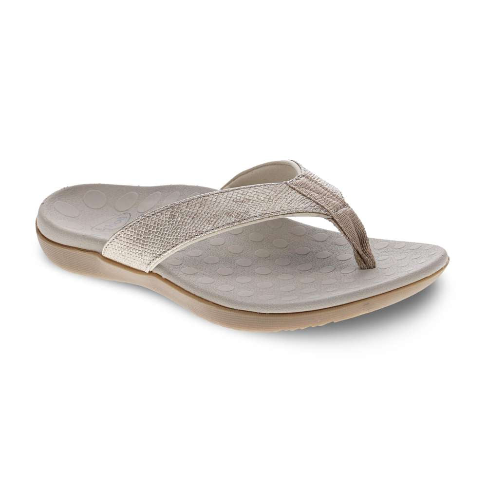 Sonoma Shimmer Toe Post Sandal - Bronze