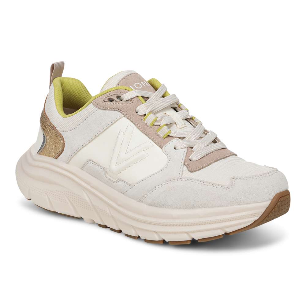 Walk Max Skyline Mesh Sneaker - Ivory Gold