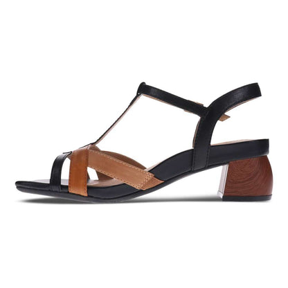 Yass Heeled Sandal - Black Multi